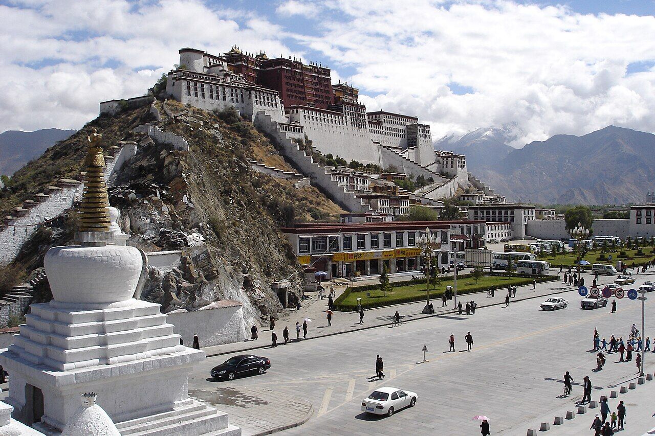 The Potala Palace above Lhasa